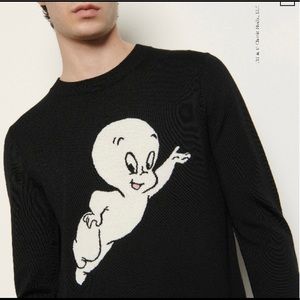 Sandro Casper Intarsia Wool Sweater 